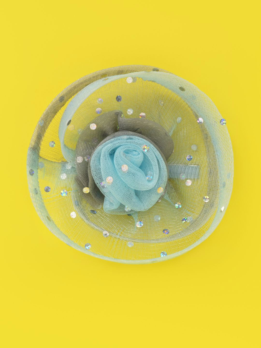 Aye Candy Girls Embellished Rhinestone Hat Design on Aligator Hair Clip