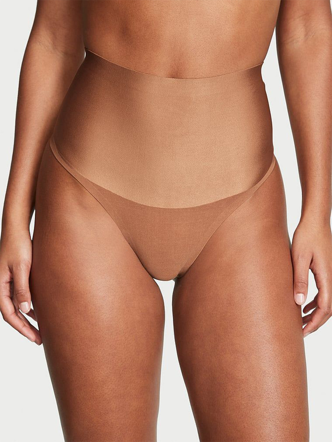 Victoria's Secret Body By Victoria Women Smoothing Shimmer Thong Shaper Brief
