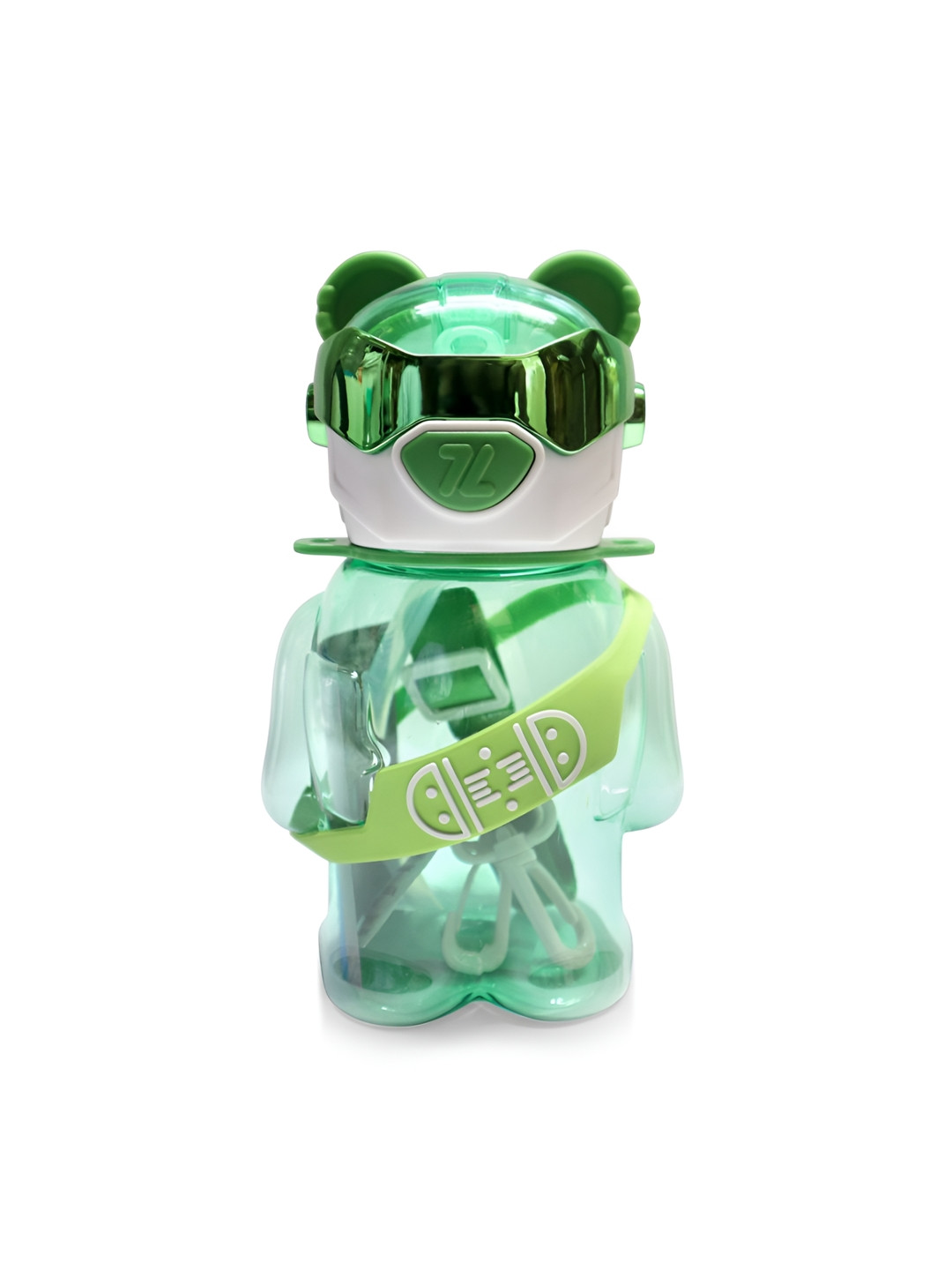 PROKART Green Flask Insulated Water Bottle with Straw 550ml