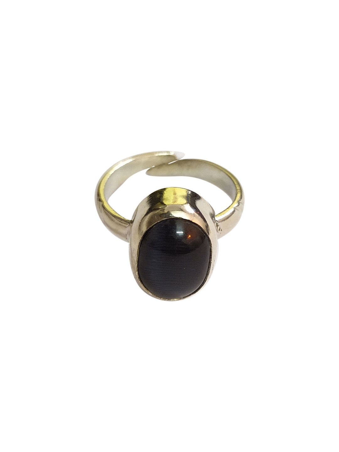 RAVIOUR LIFESTYLE  Black Alloy Pearls Finger Ring