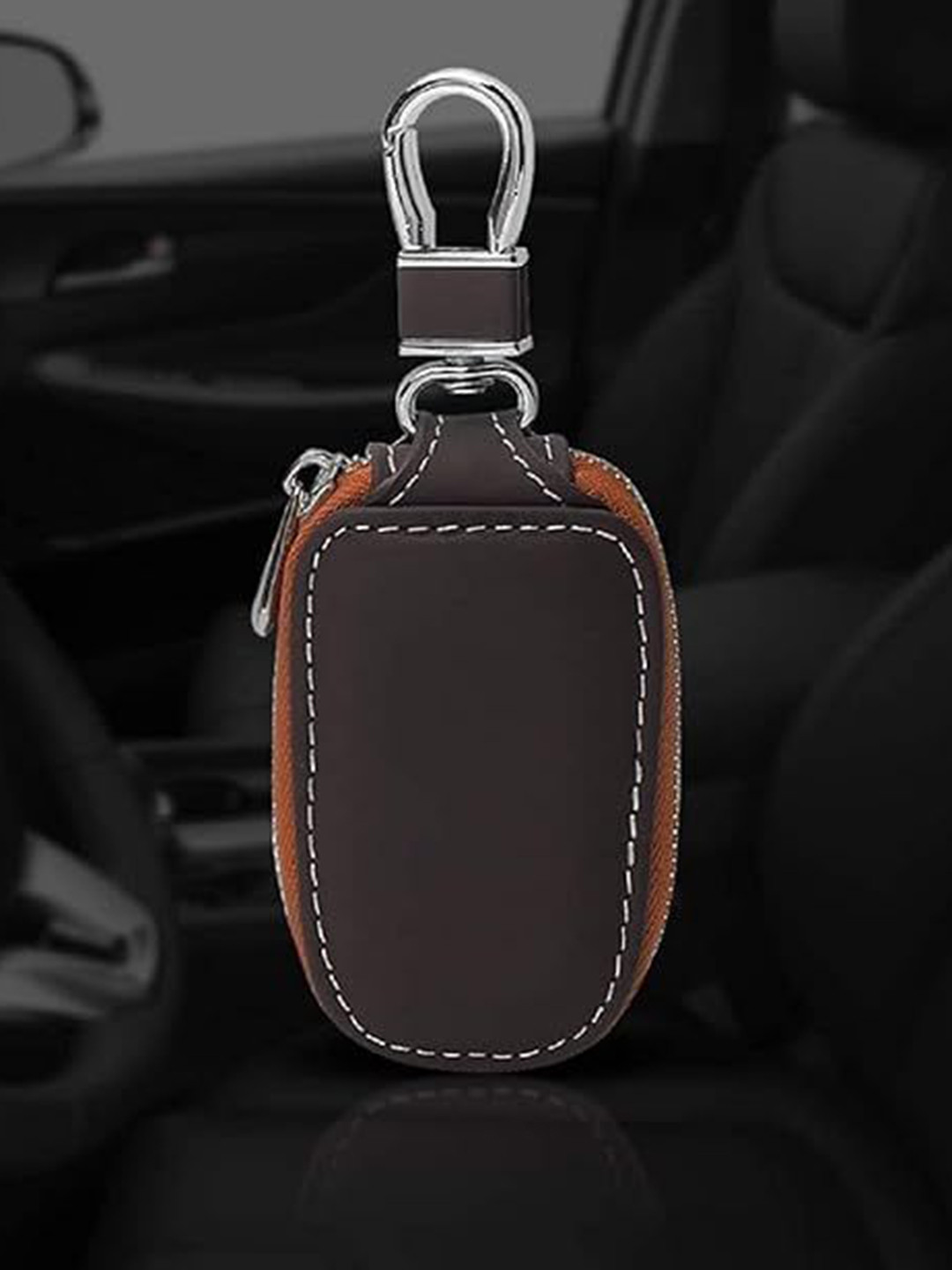 AUGEN Textured Key Chain With Holder