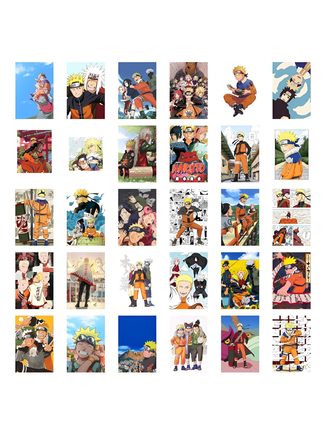 UNQUOTE Blue & Yellow Cartoon Characters Decals & Stickers