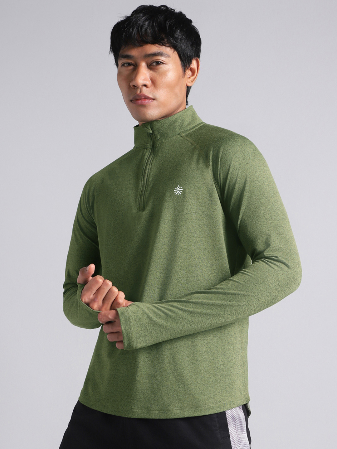 CULT Men's Neon Green Training Sculpted All Weather Jacket