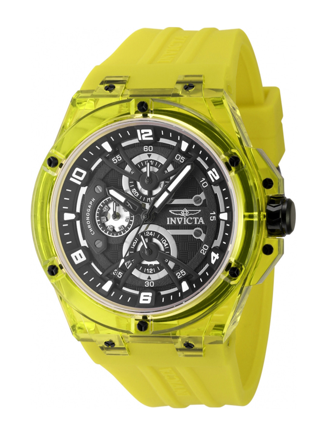 Invicta Men Textured Dial & Straps Analogue Watch 48811