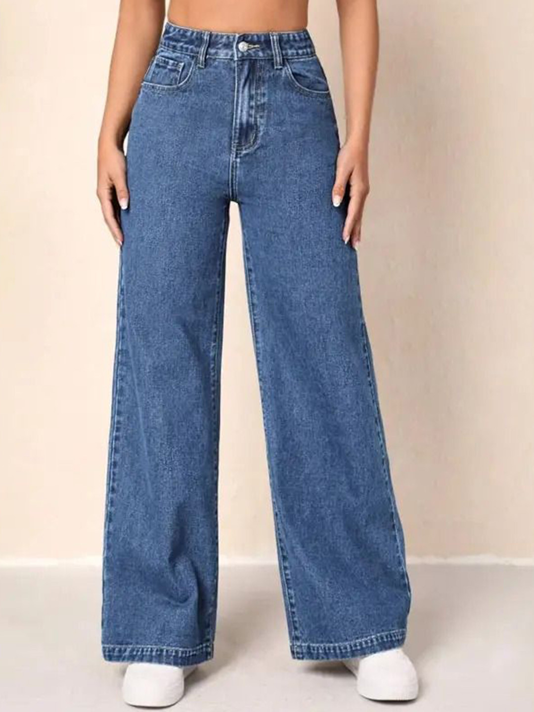 VK FASHION Women Jean Relaxed Fit High-Rise Stretchable Jeans