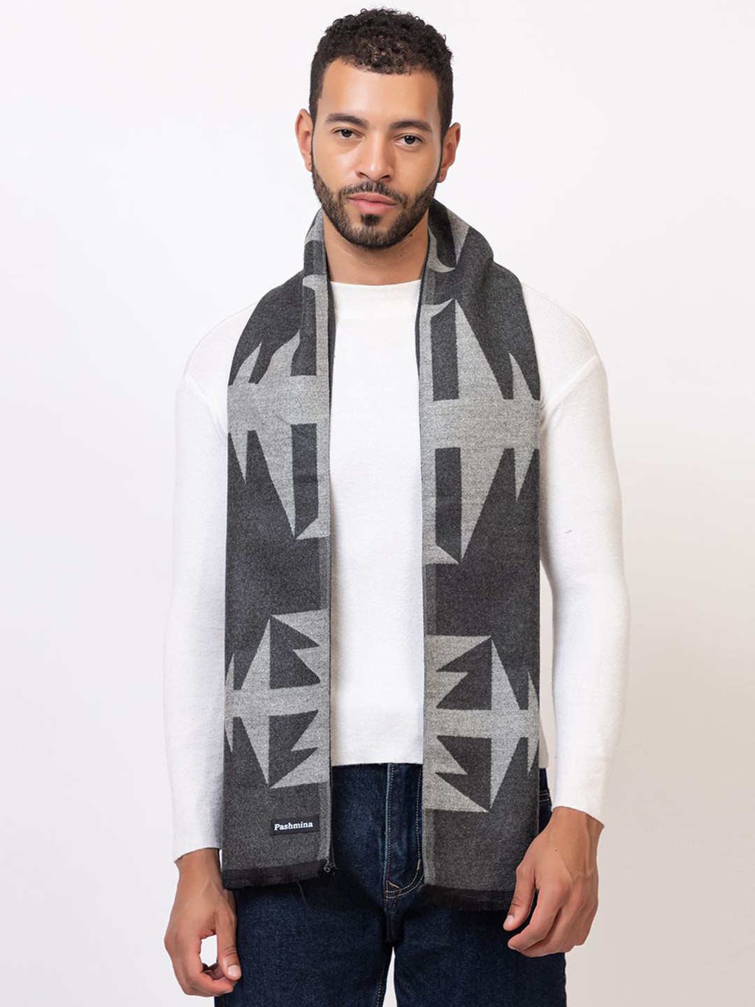 Amoldo Unisex Patterned Soft And Warm Winter Woolen Muffler