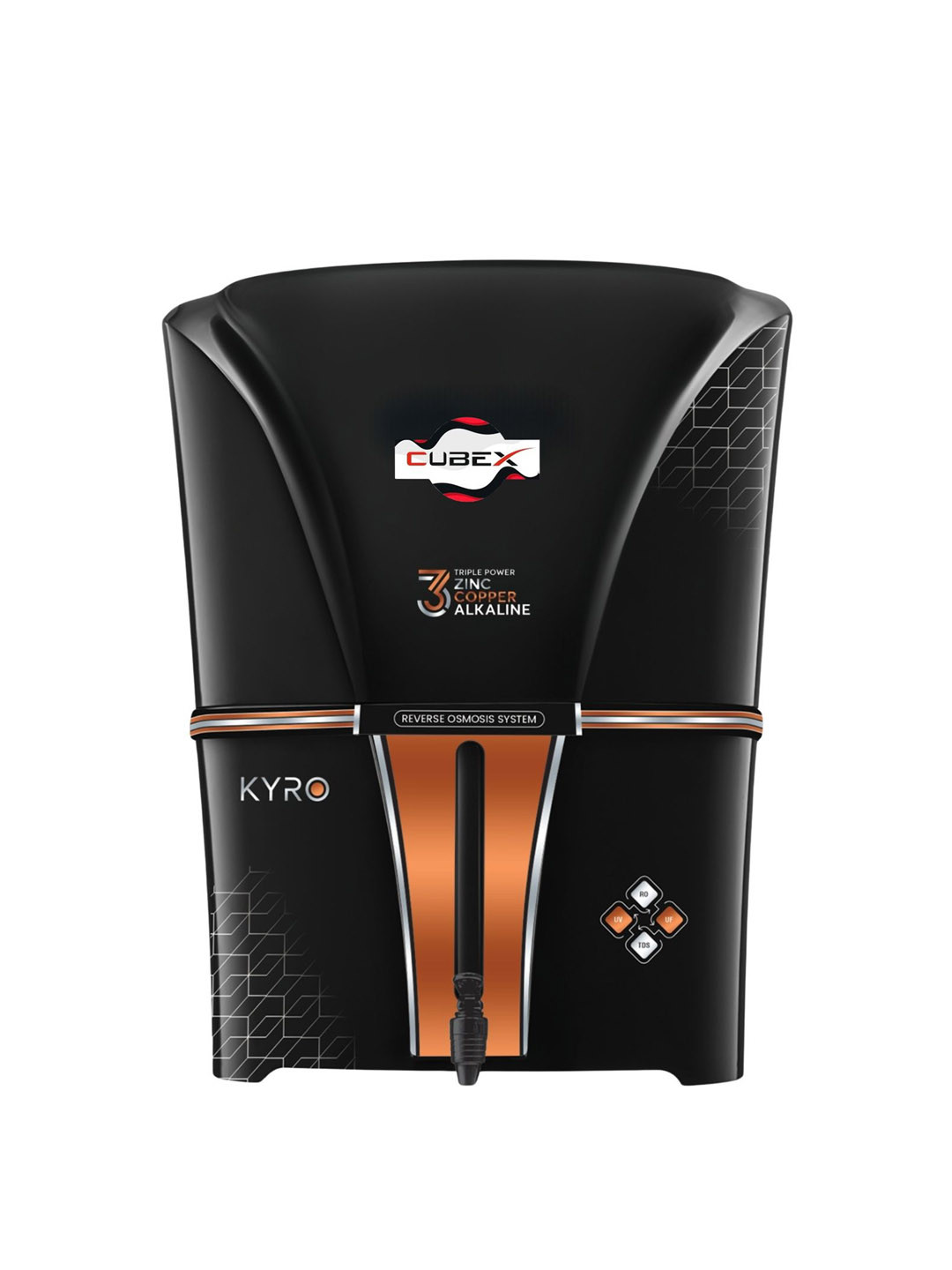 Cube X Orange Colored & Black Water Purifiers 12L