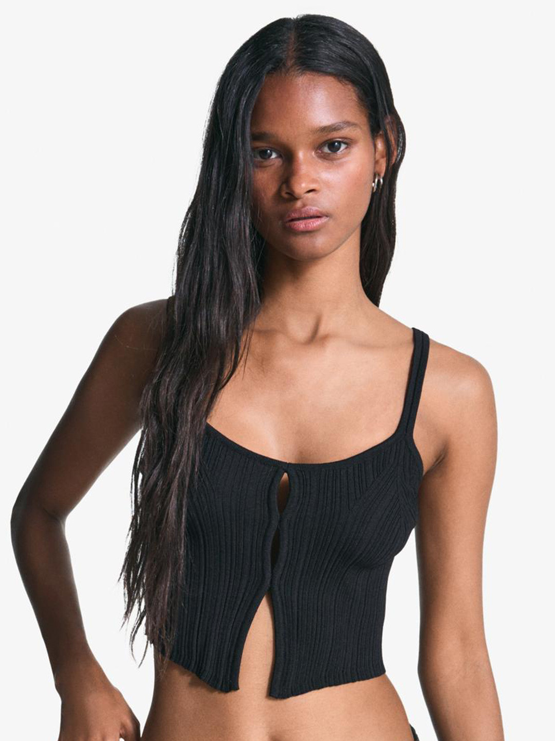 Bershka Strappy Cut-out Top
