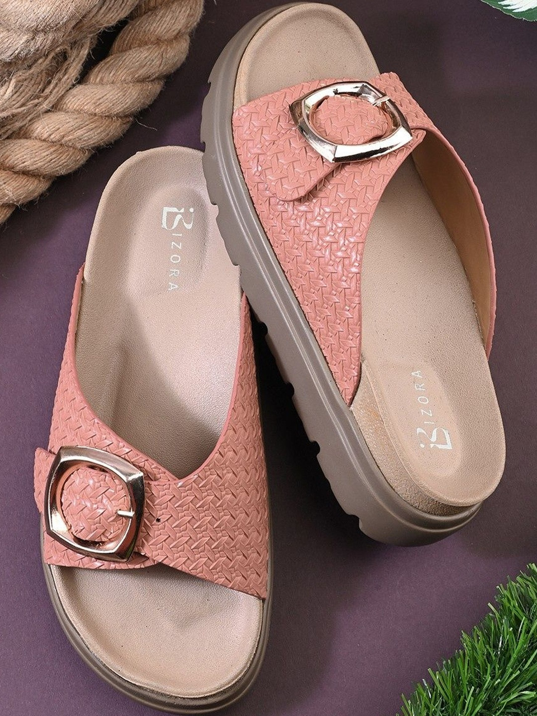 BIZORA Women Leather Sandals