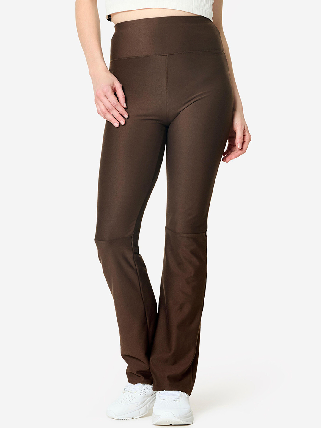 Decathlon Women Straight-Leg Flared Fitness Tights