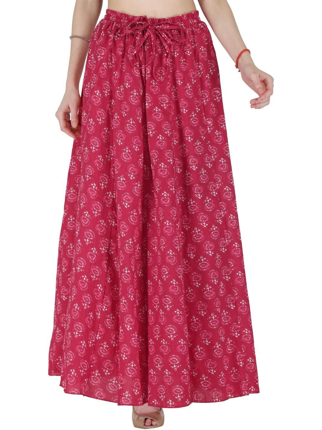 Sttoffa Women Pink Pure Cotton Skirt