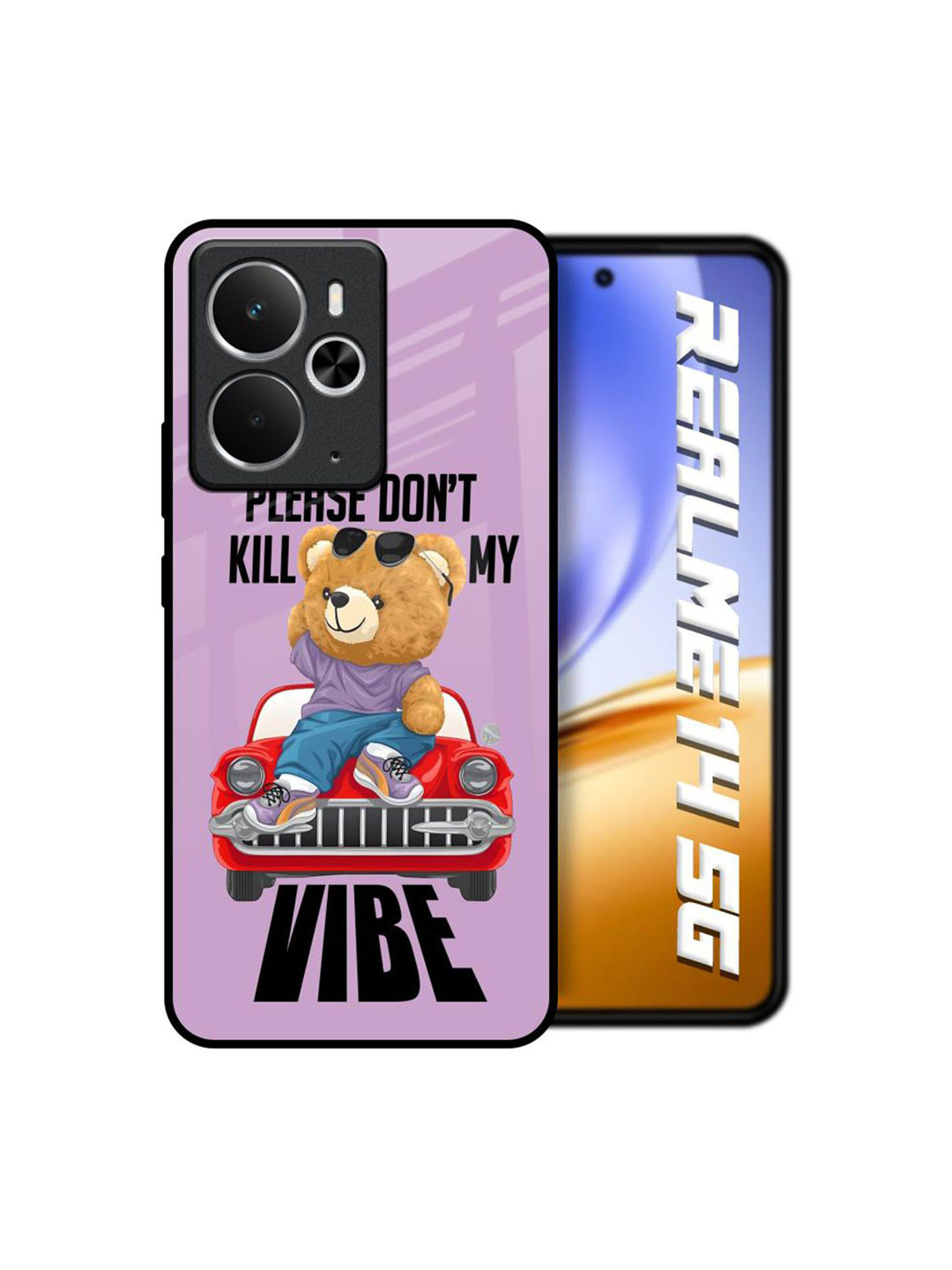 QRIOH Typography Printed Realme 14 5G Silicone Back Case