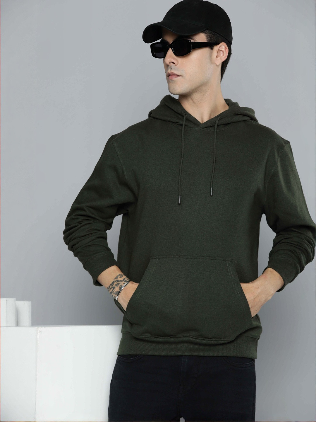 Moda Rapido Men Kangaroo pocket Sweatshirts