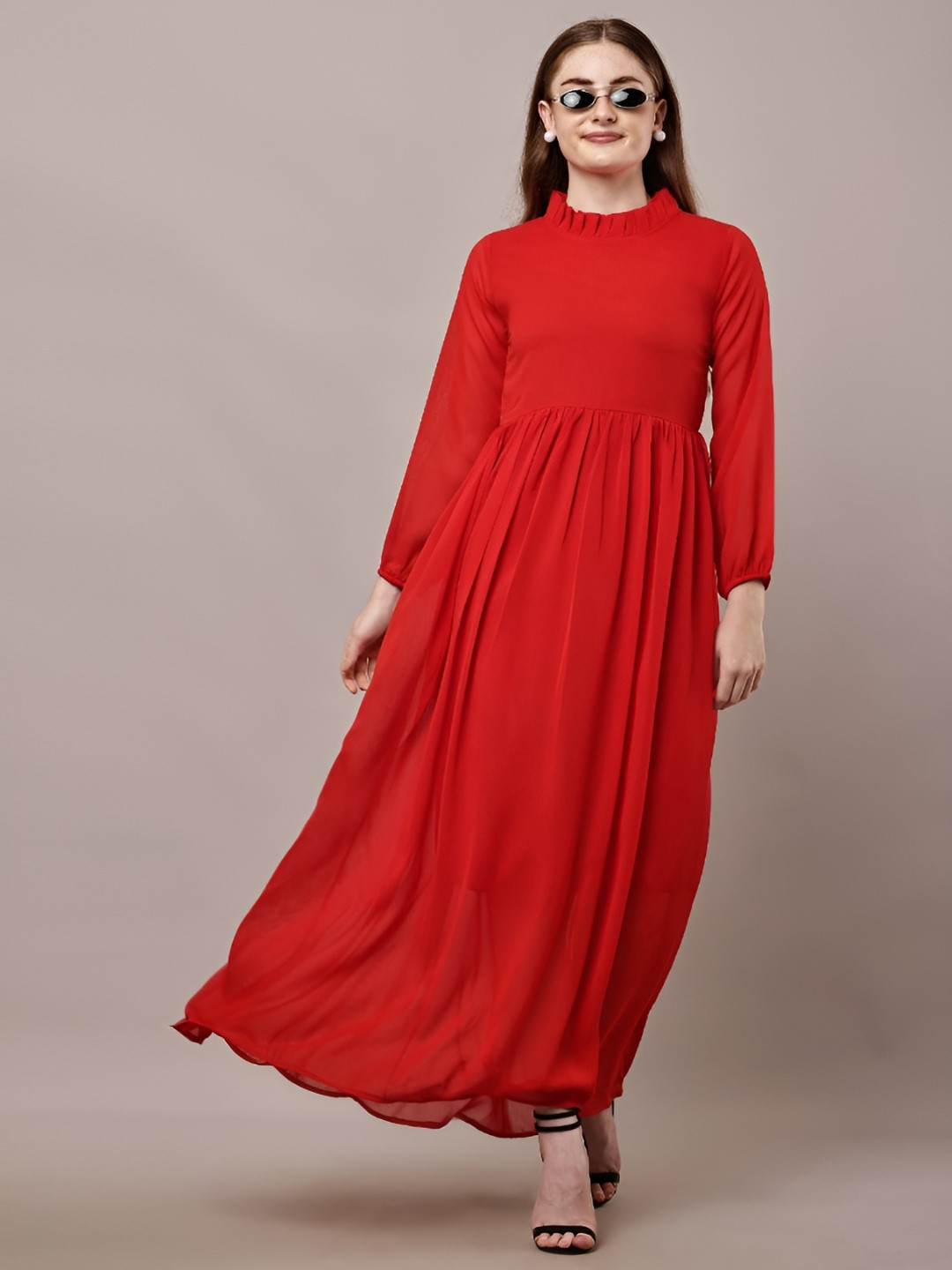 Bright Nex Georgette Maxi Dress