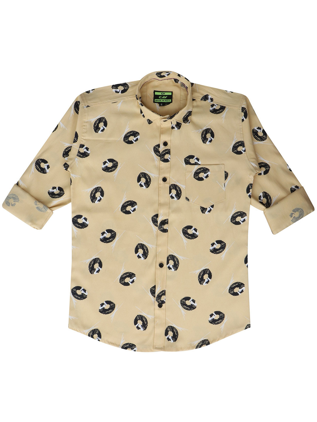CAY Boys Standard Graphic Printed Cotton Shirt