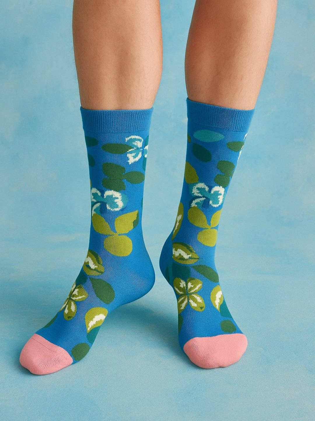 SAZARA Unisex Patterned Calf Length Socks