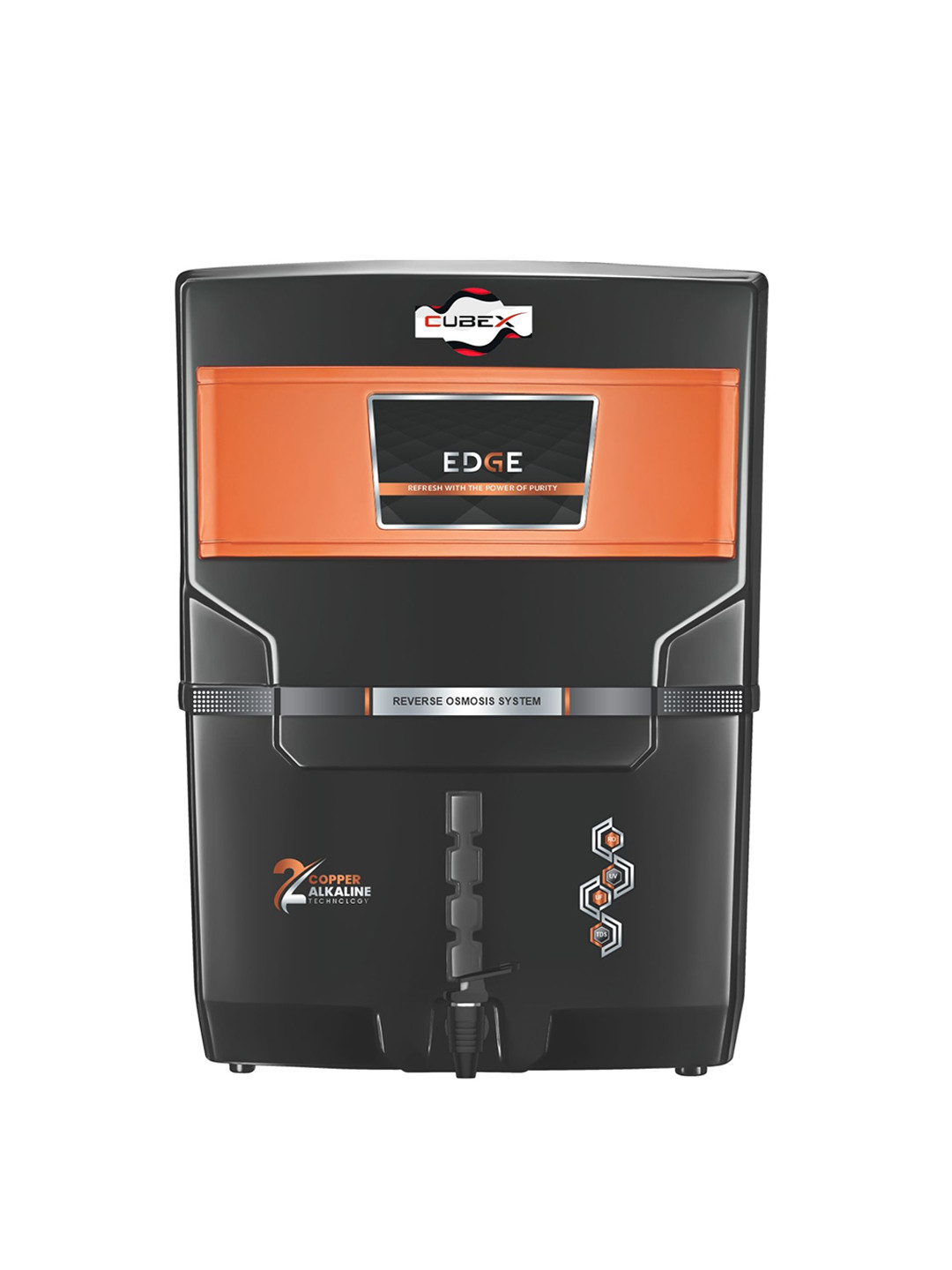 Cube X Copper Colored & Black  Water Purifiers 12L