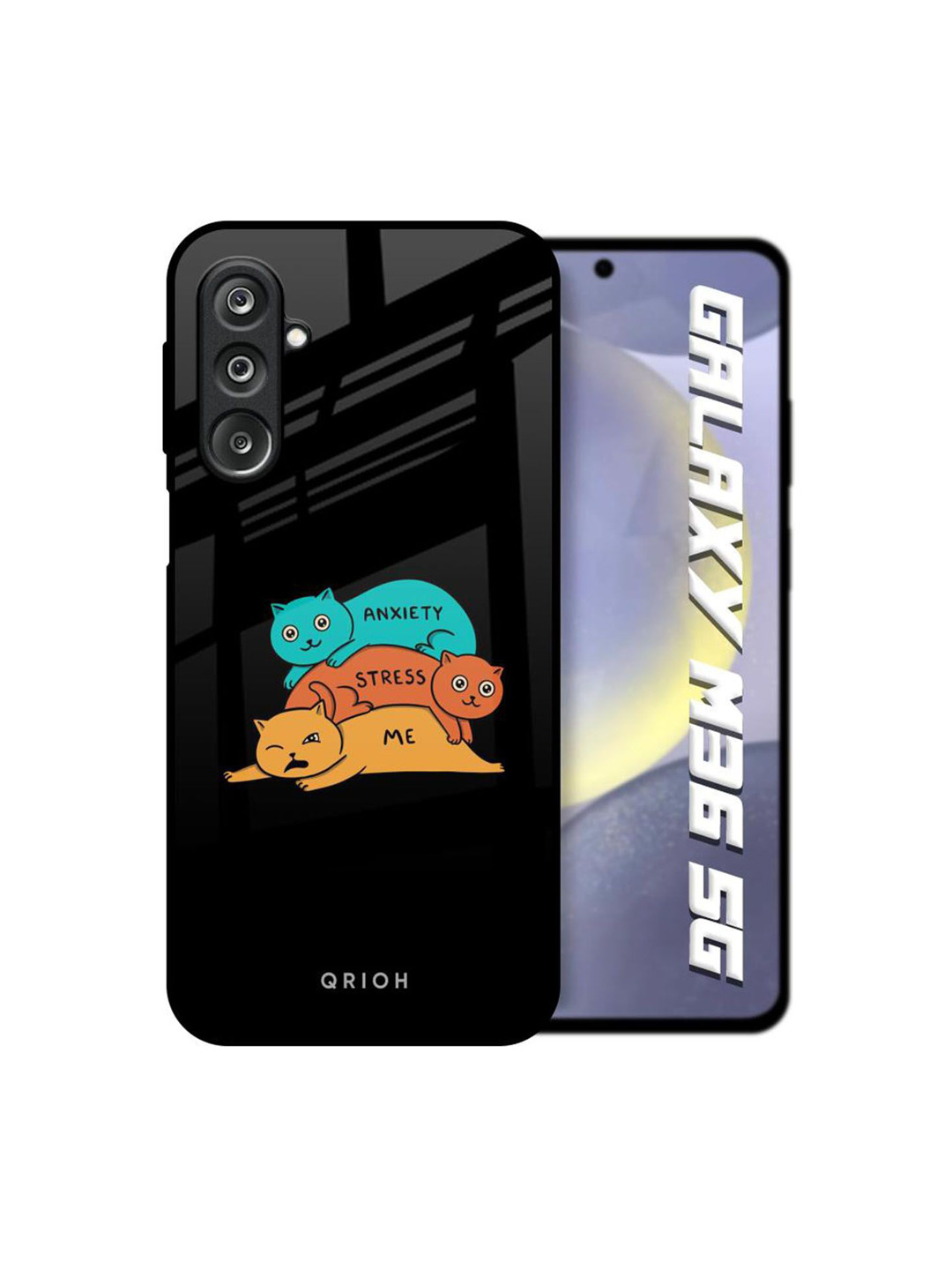 QRIOH Quirky Printed Samsung Galaxy M36 5G Silicone Back Case