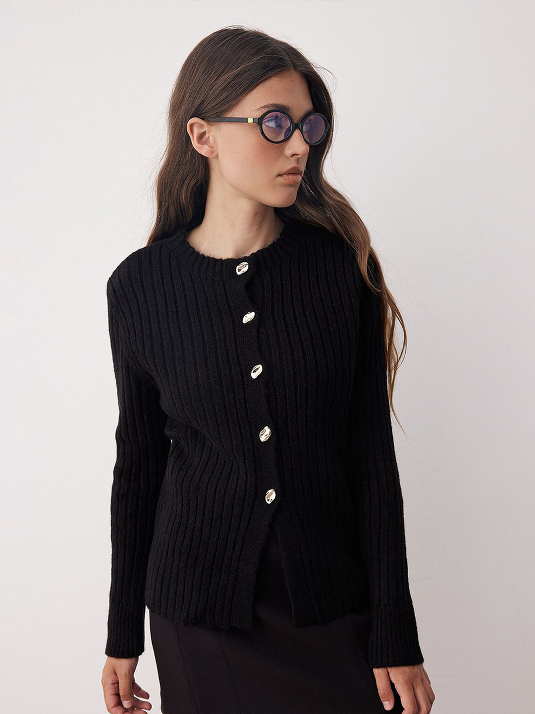 Trendyol Striped Long Sleeves Cardigan