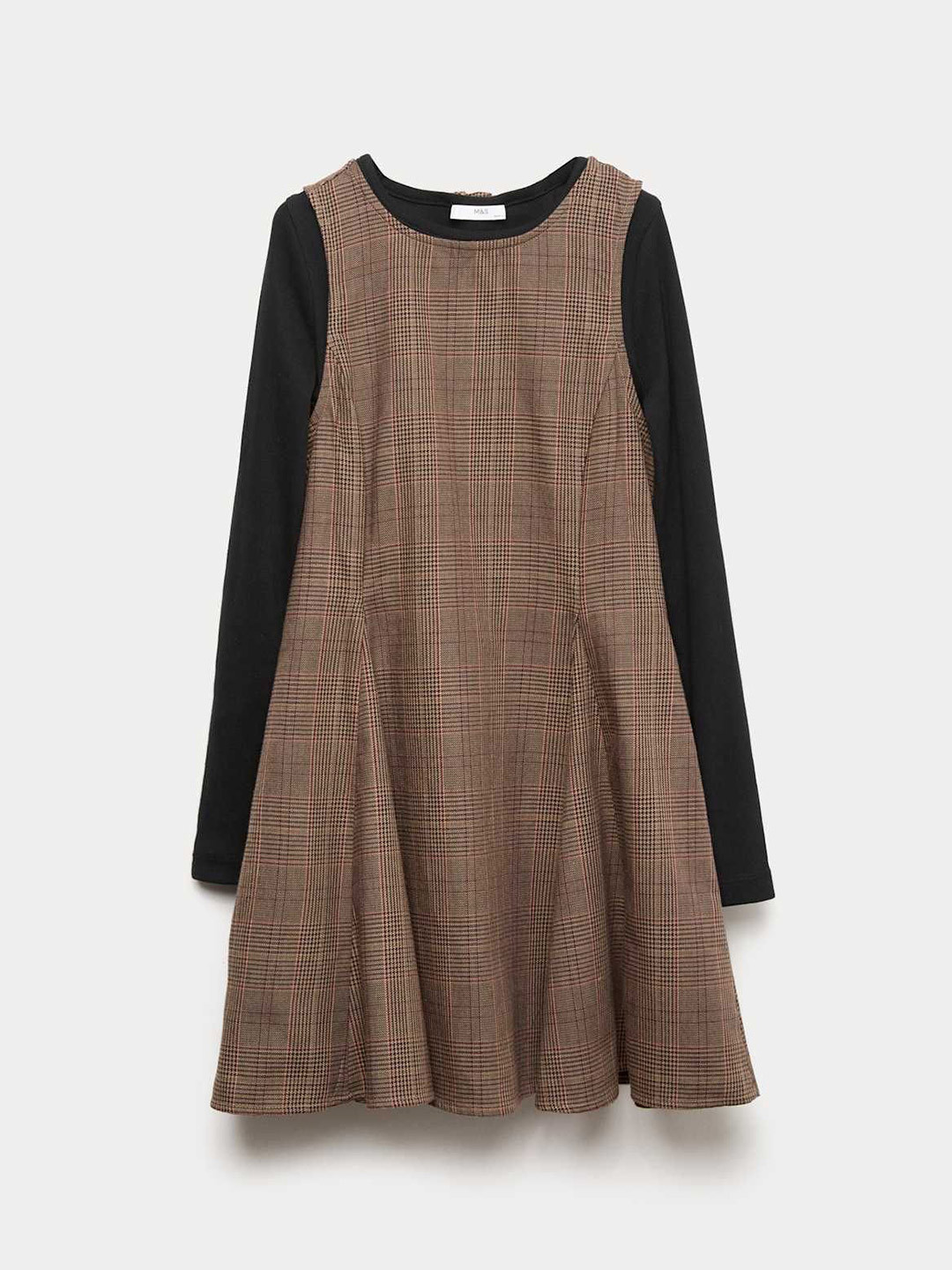 Marks & Spencer Girls Cotton Dress & Top Set