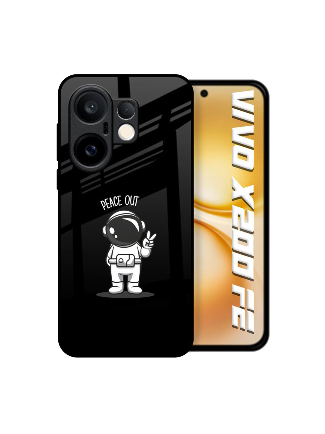 QRIOH Quirky Printed Vivo X200 FE 5G Back Case