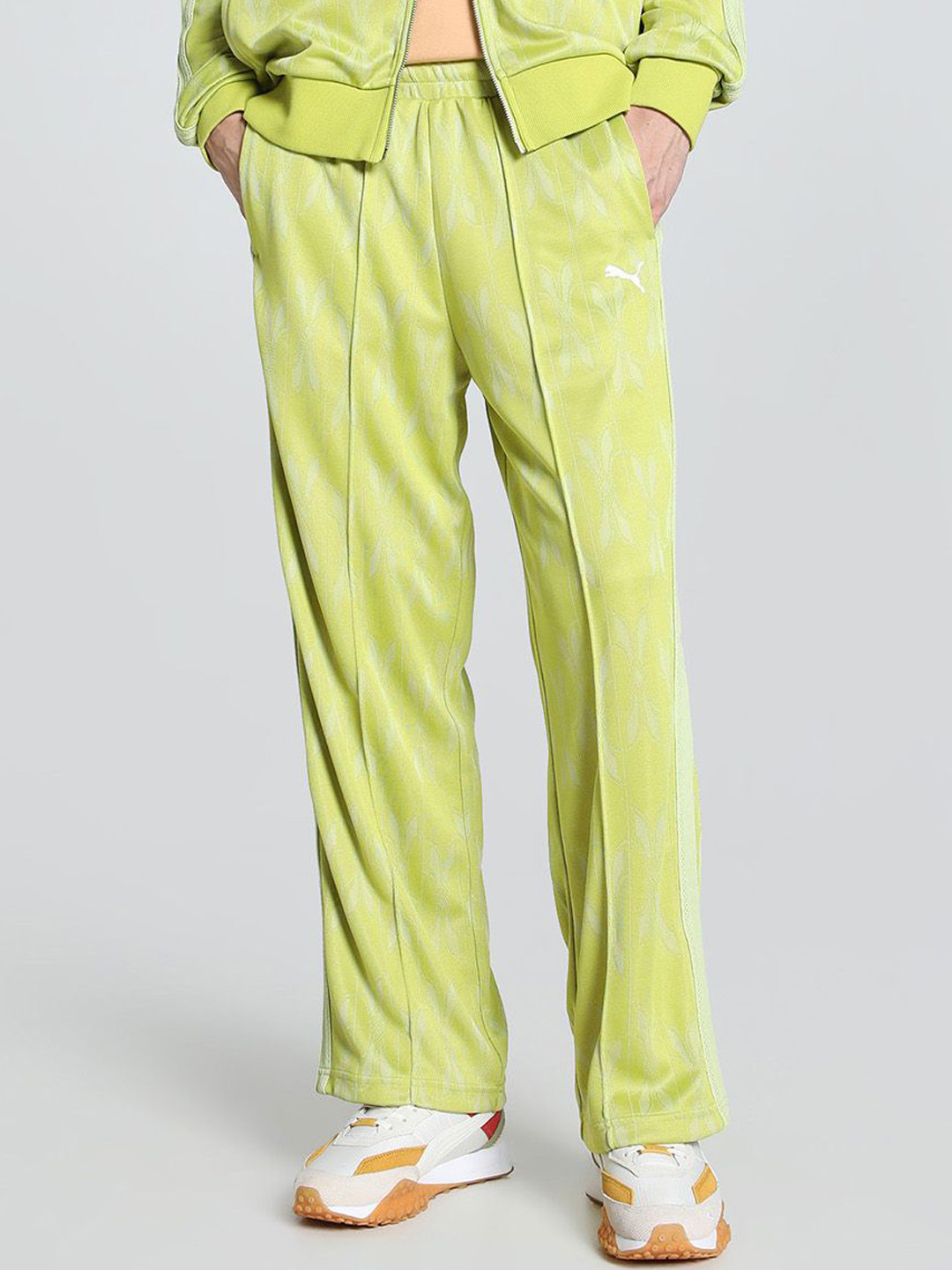 Puma The NeverWorn V T7 Men Graphic Printed Relaxed Fit Track Pants