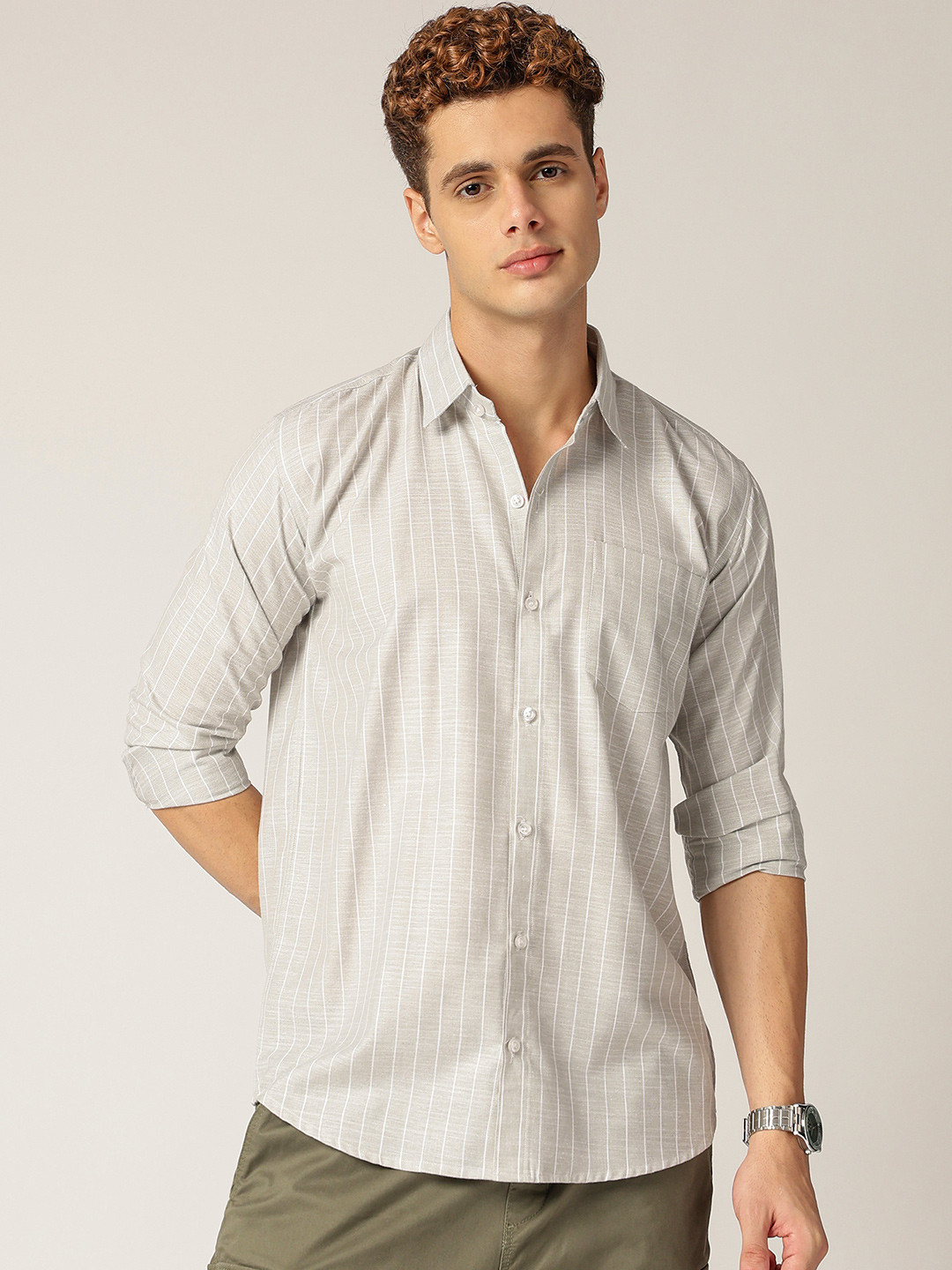 DENNISON Vertical Striped Formal Shirt