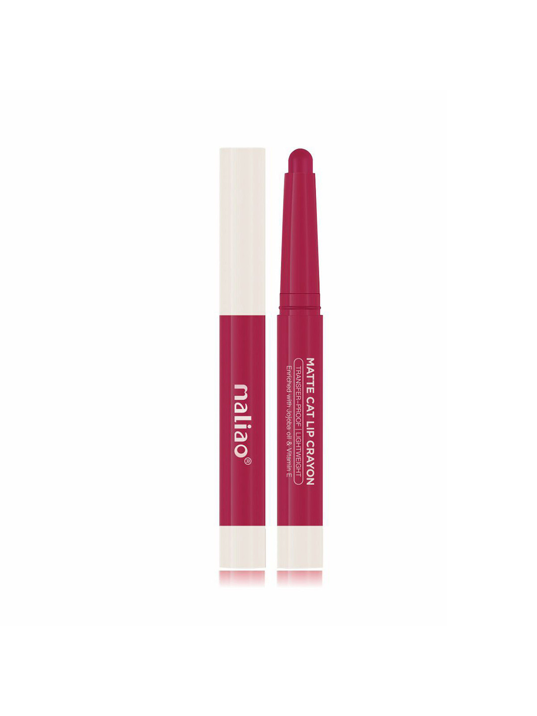 Maliao Matte Cat Transfer-Proof & Lightweight Lip Crayon 2.8g - Plum Pretty - M13