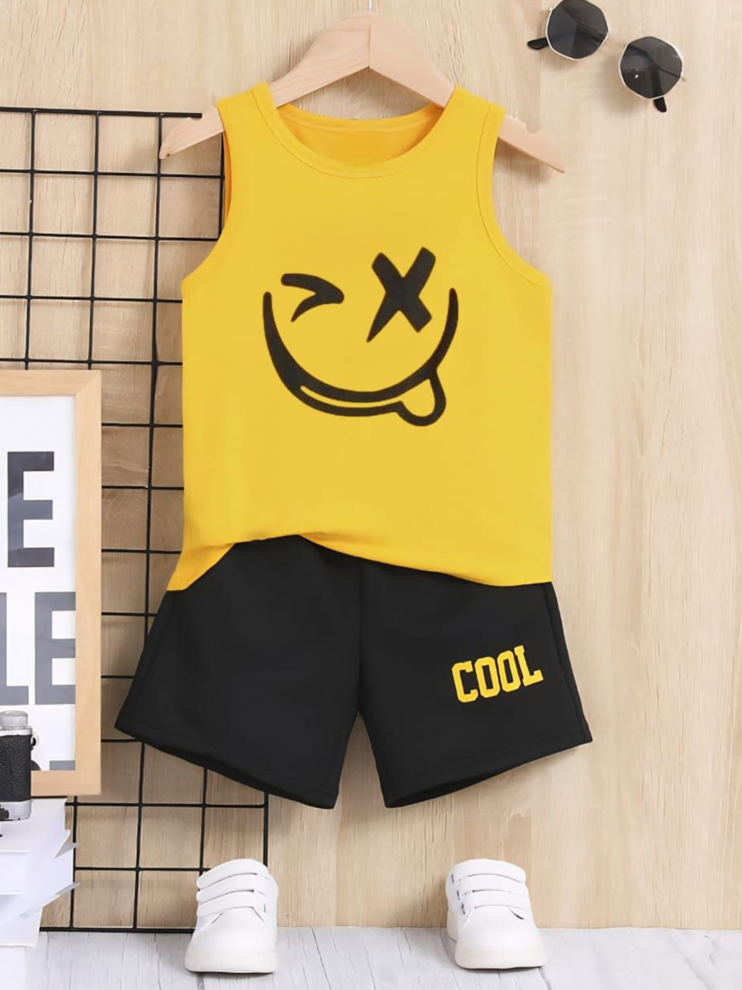 JIM FASHION Kids Pure Cotton Top with Shorts