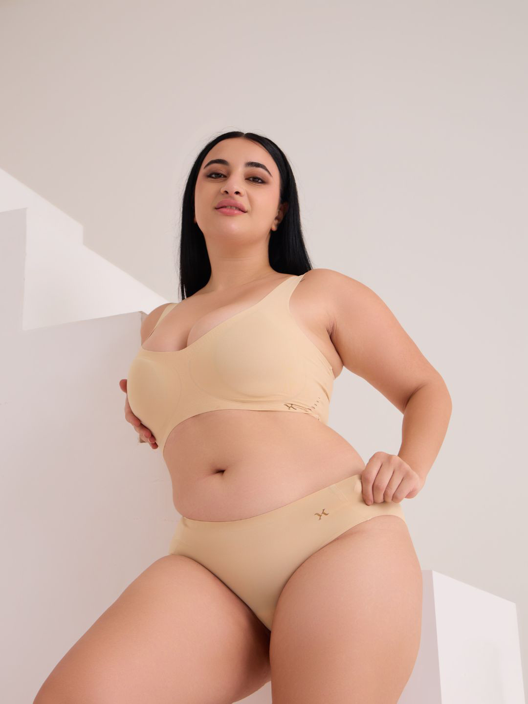 Krvvy Women's Pure Cotton Crotch & Breathable Seamless Hipster Briefs