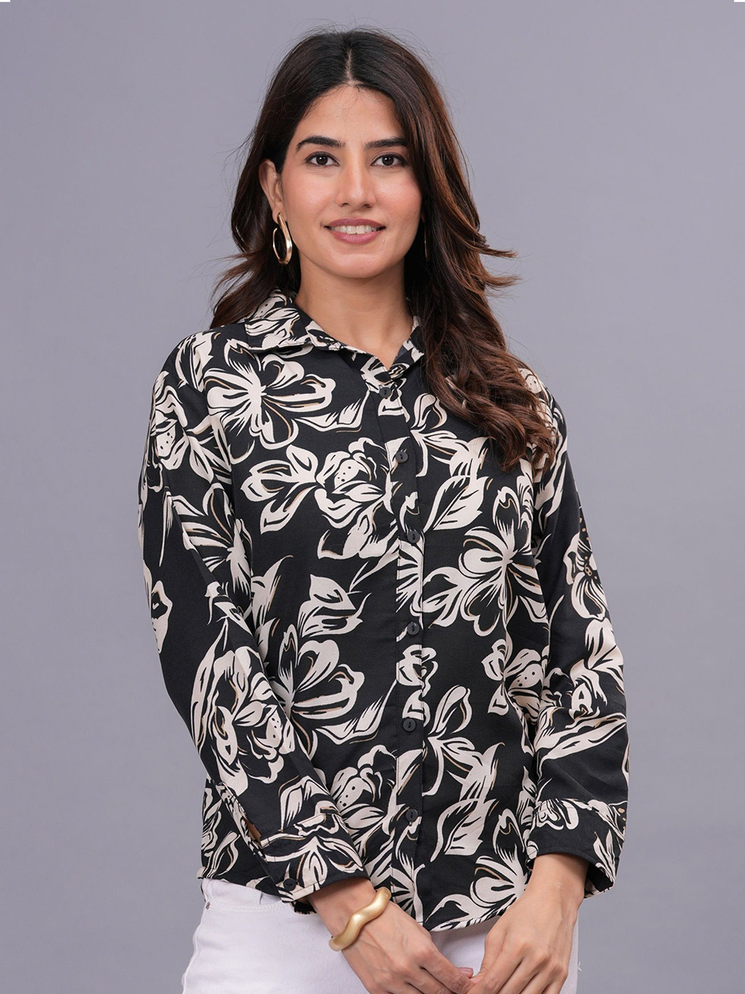 shivdharakurti Smart Floral Printed Casual Shirt