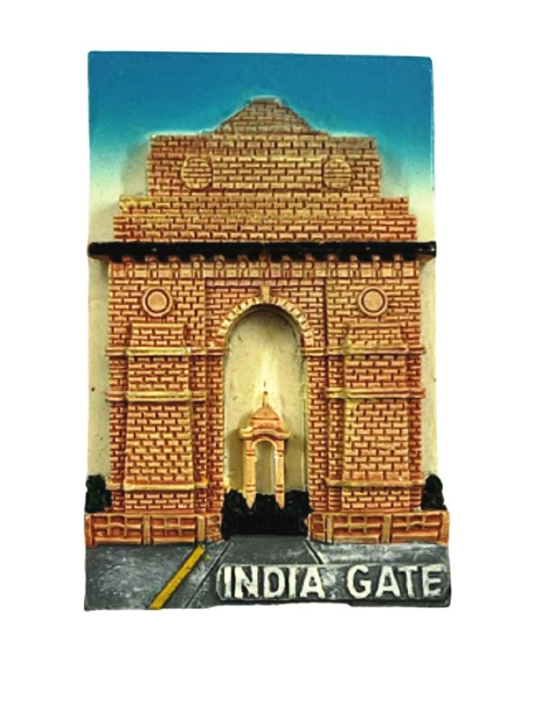 numeroastro India Gate in Polyresin & Marble Fridge Magnate