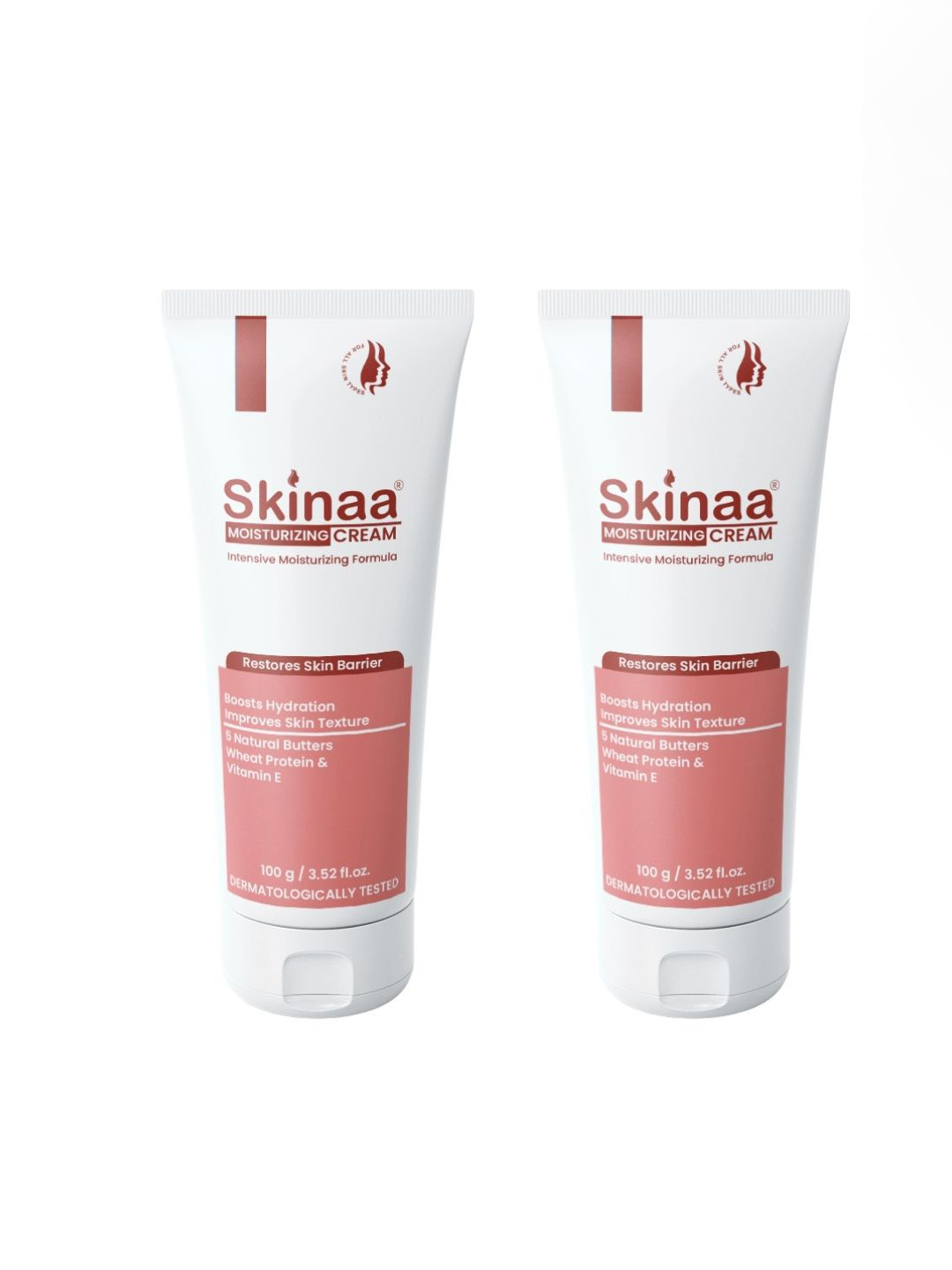 SKINAA Set Of 2 Moisturizing Cream With Vitamin E 100 ml Each