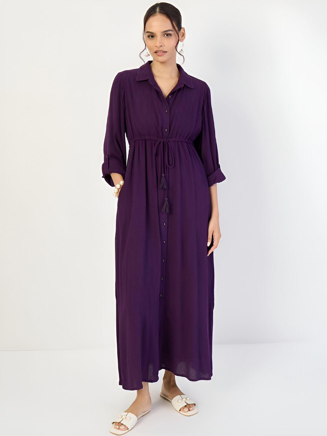 FEMMELLA Women Purple Maxi Dress