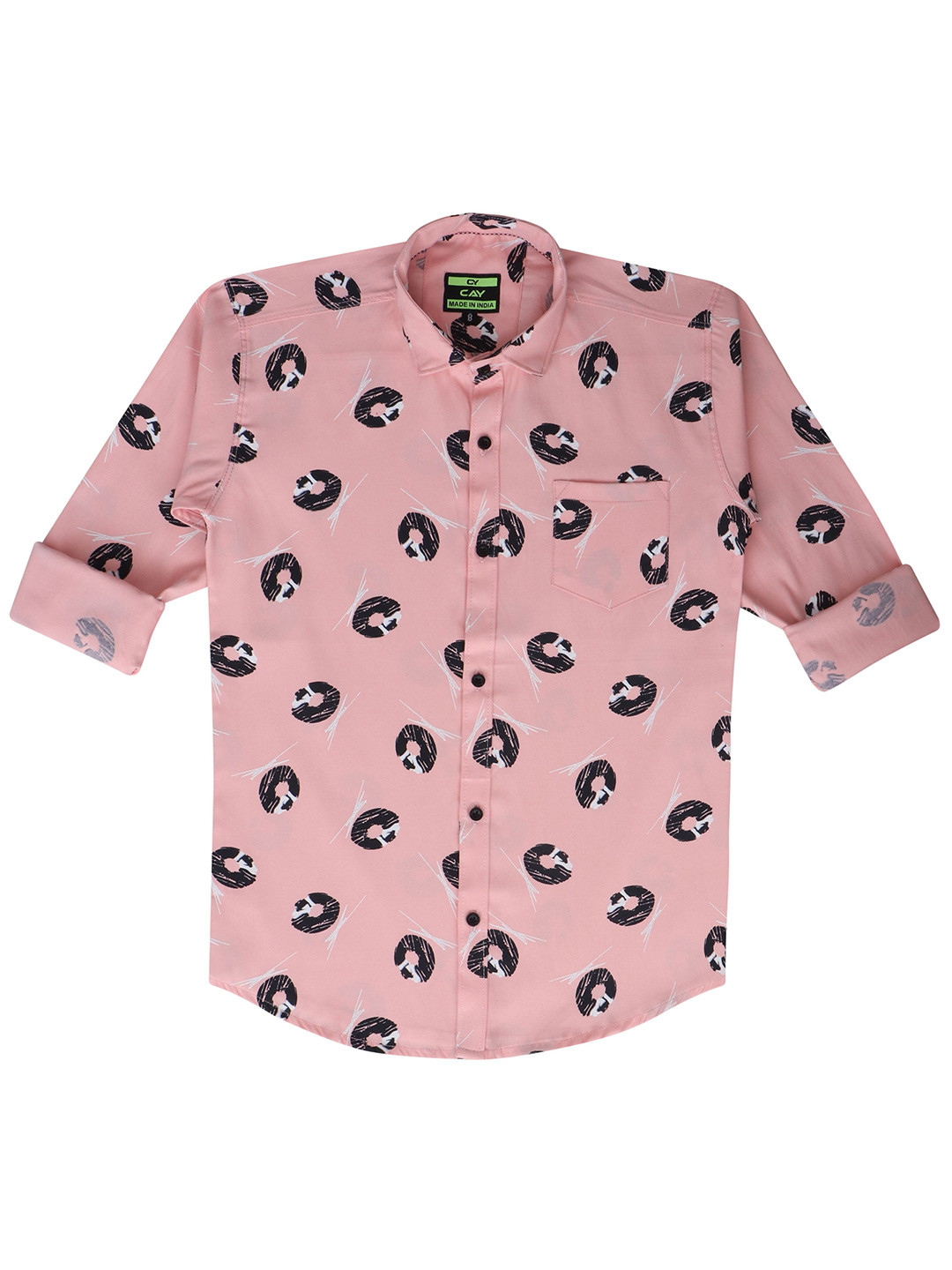 CAY Boys Standard Graphic Printed Cotton Shirt