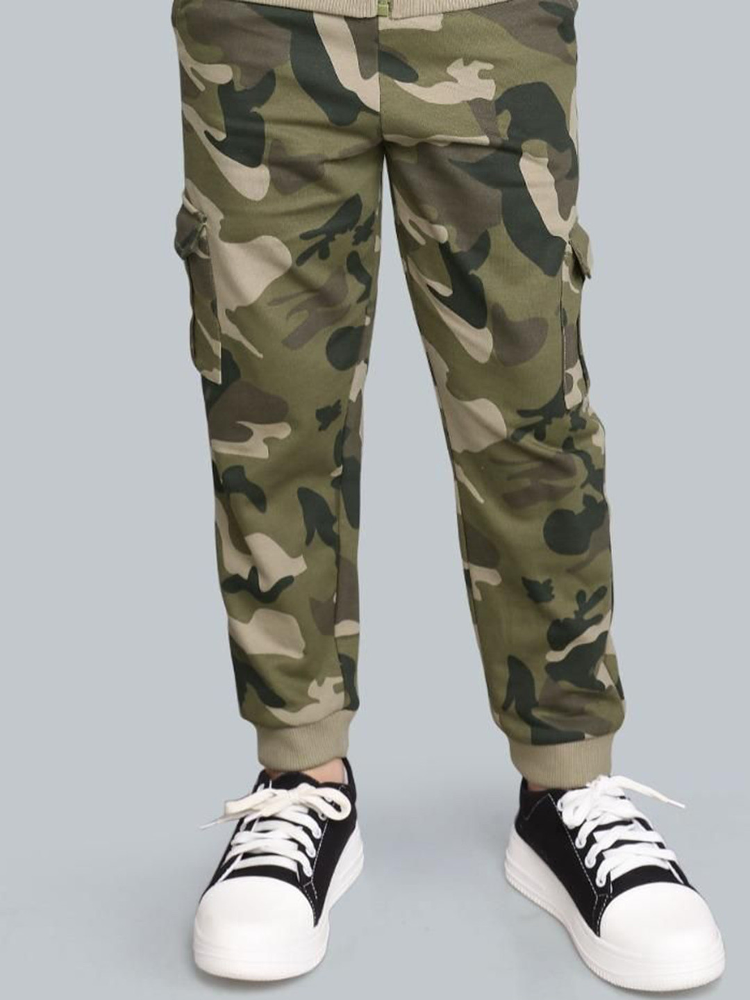 PLUM TREE Boys Camo Cargo Pocket Jogger Pants
