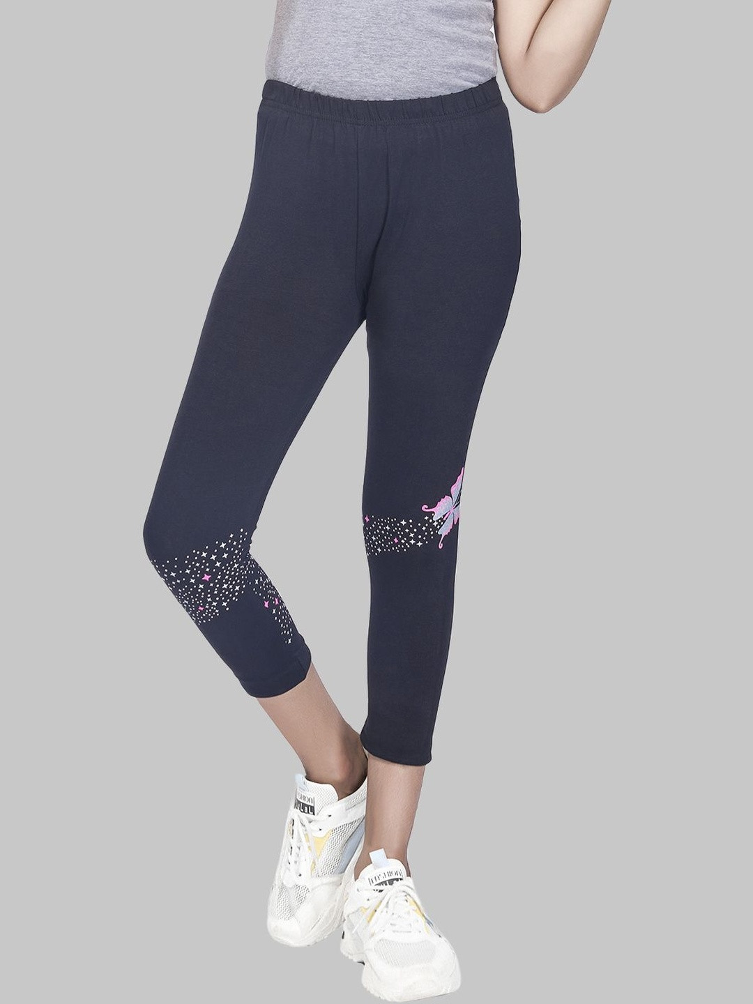 ZUNIORS SSC Pack of 2 Girls Printed Capris