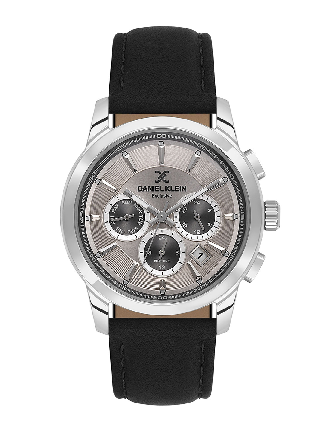 Daniel Klein Men Dial & Leather Straps Analogue Automatic Watch DK.6.14032-1_N