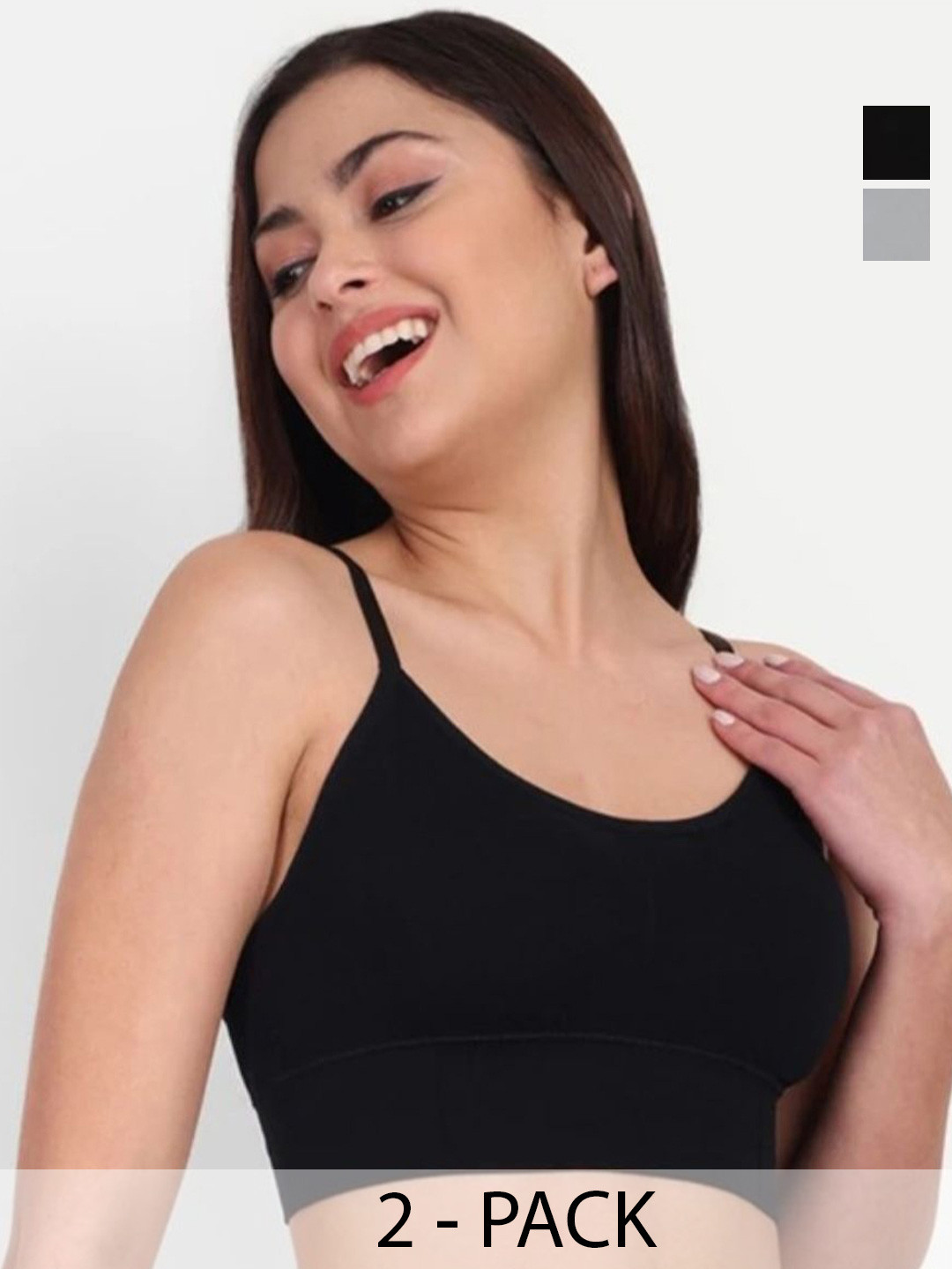 SQ FASHION Bralette Bra Full Coverage Lightly Padded