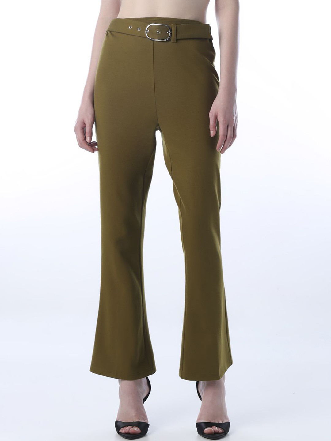 ONLY Women Flared Fit High-Rise Trousers