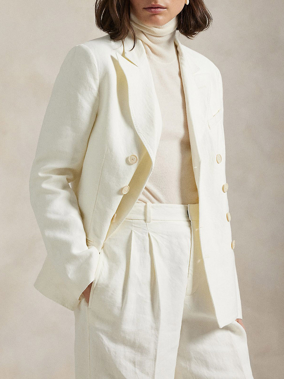 Polo Ralph Lauren Double-Breasted Tailored Blazer