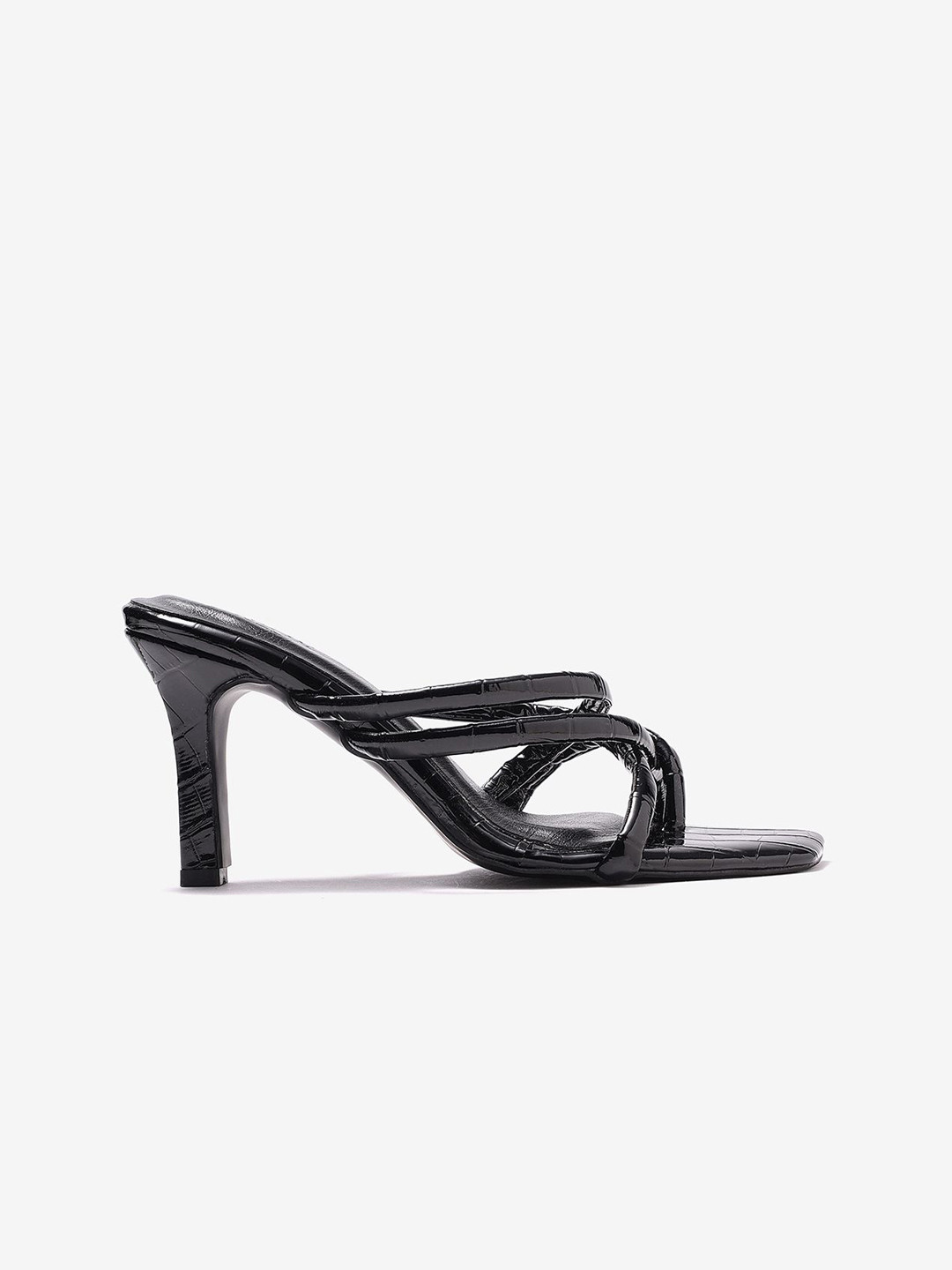 Pair ie Tales Women Textured Open Toe Stiletto Heels Sandals