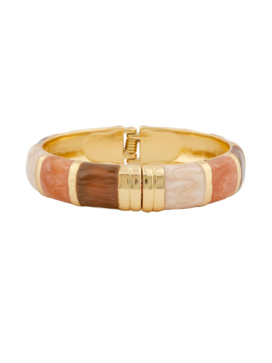 QUERALT Brass Plated Bangle Style Bracelet