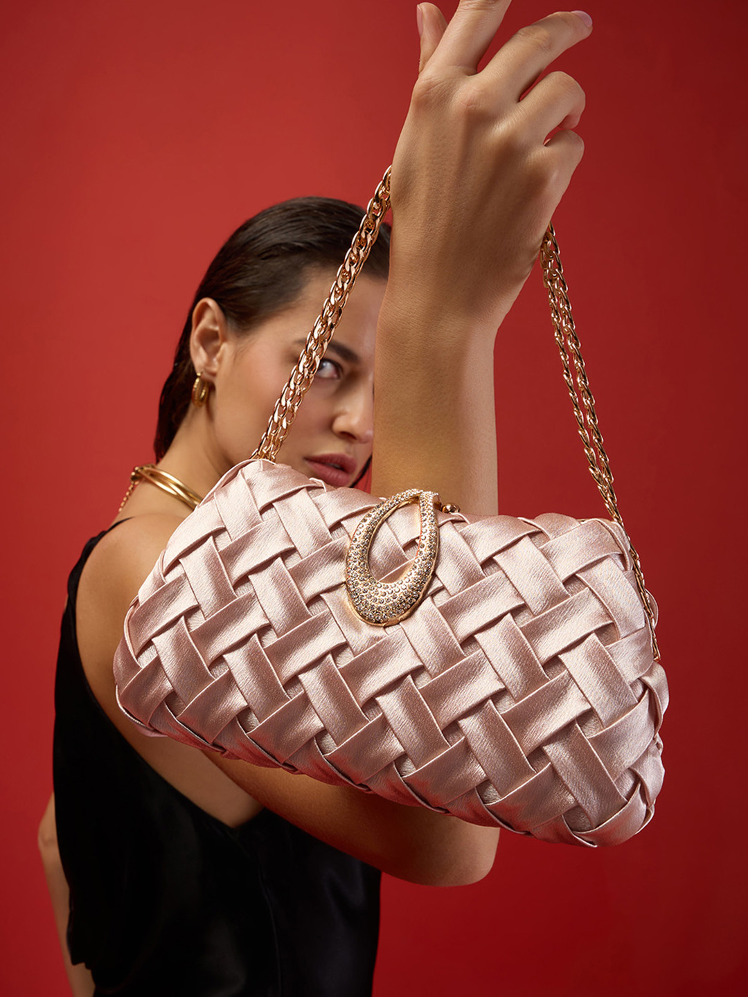 Akiki London Women Suton Small Flap Clutch