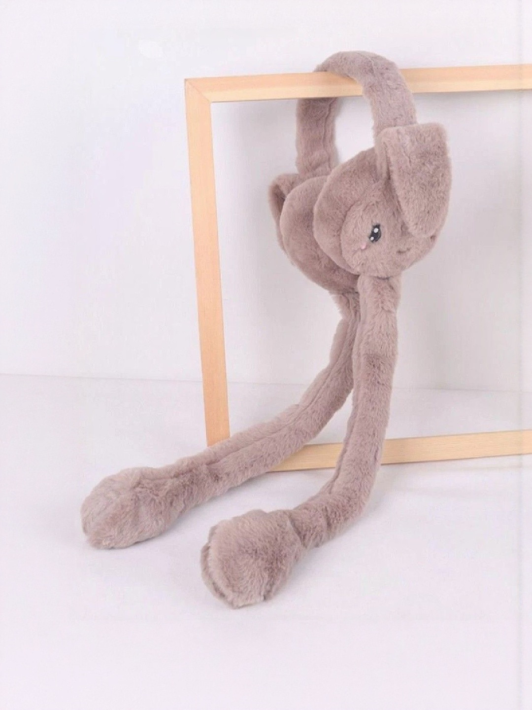 TOMKOT Women Moving Ears Earmuff Cap for Winter