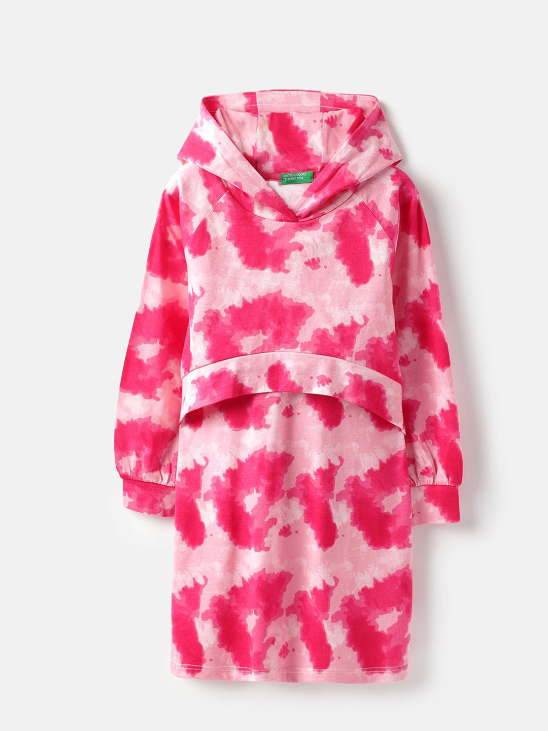 United Colors of Benetton Tie and Dye Dyed T-shirt Dress