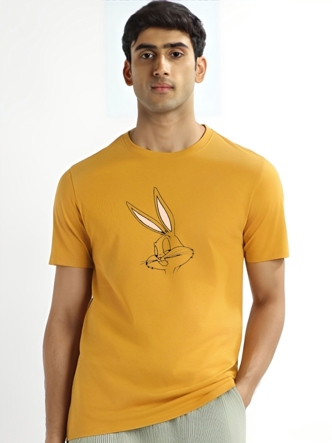 Kasendra Bugs Bunny Graphic Printed T-shirt