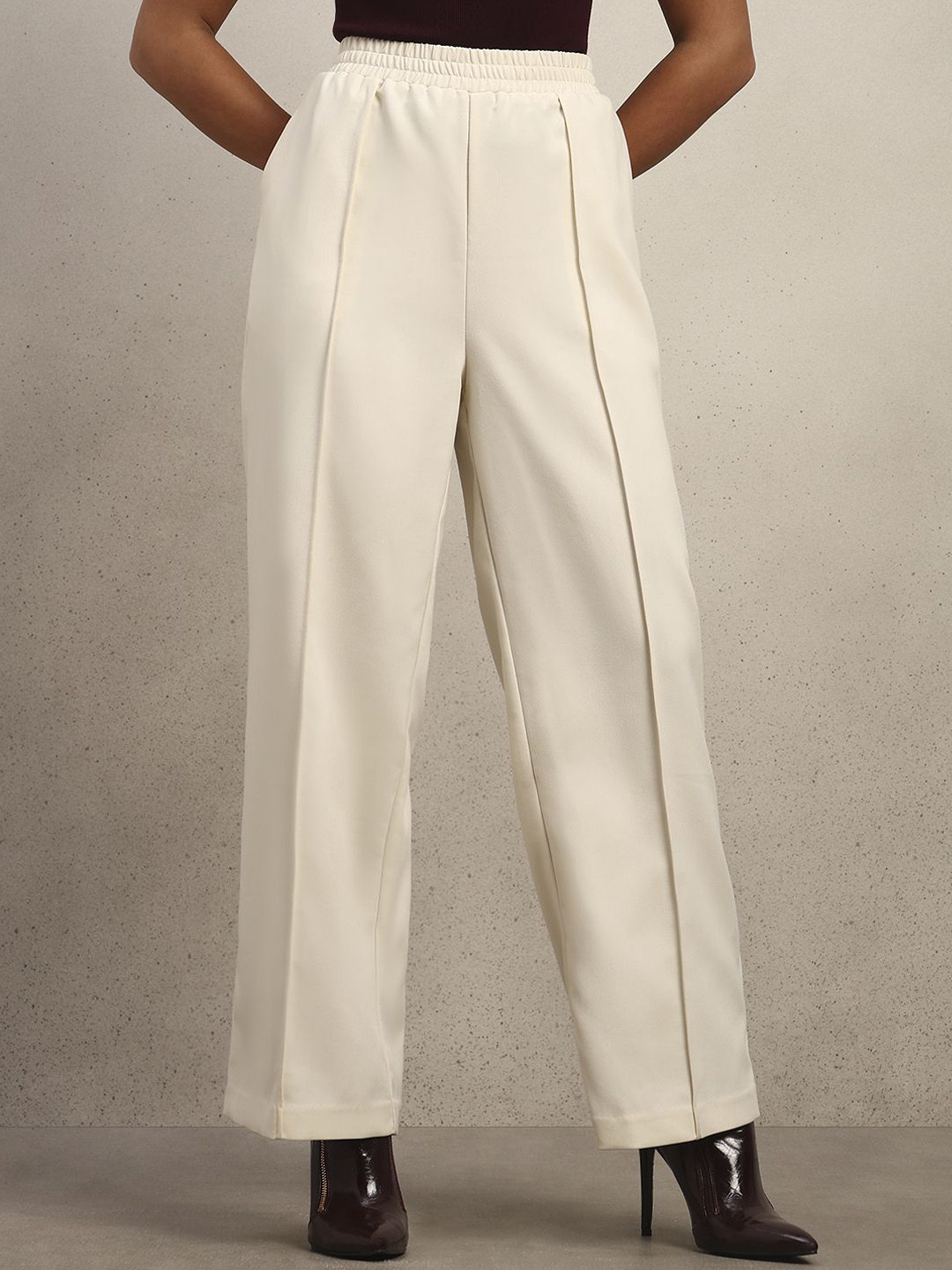 Vero Moda Women Wide Leg High-Rise Trouser