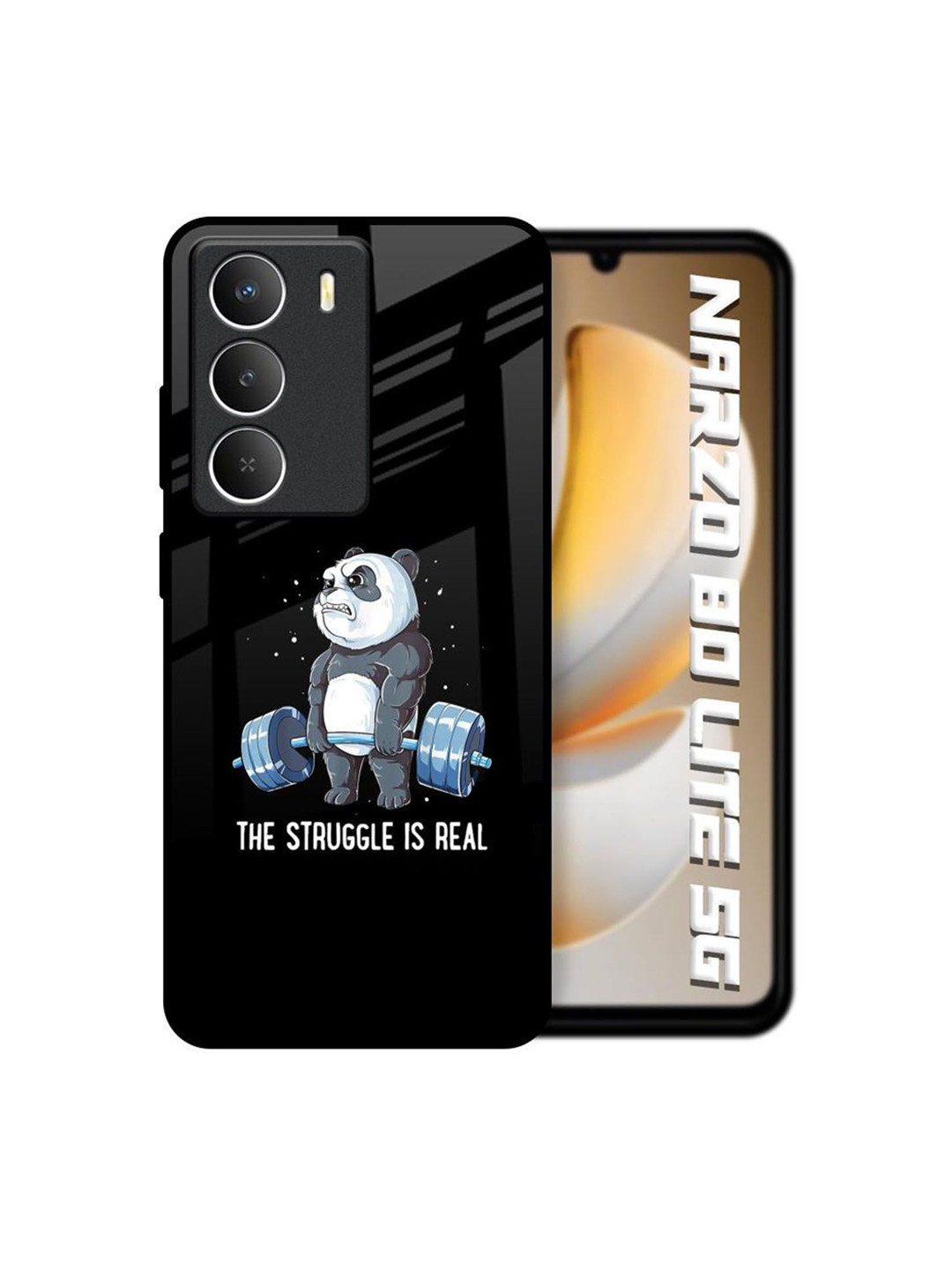 QRIOH Graphic Printed Realme Narzo 80 Lite 5G Silicone Back Case