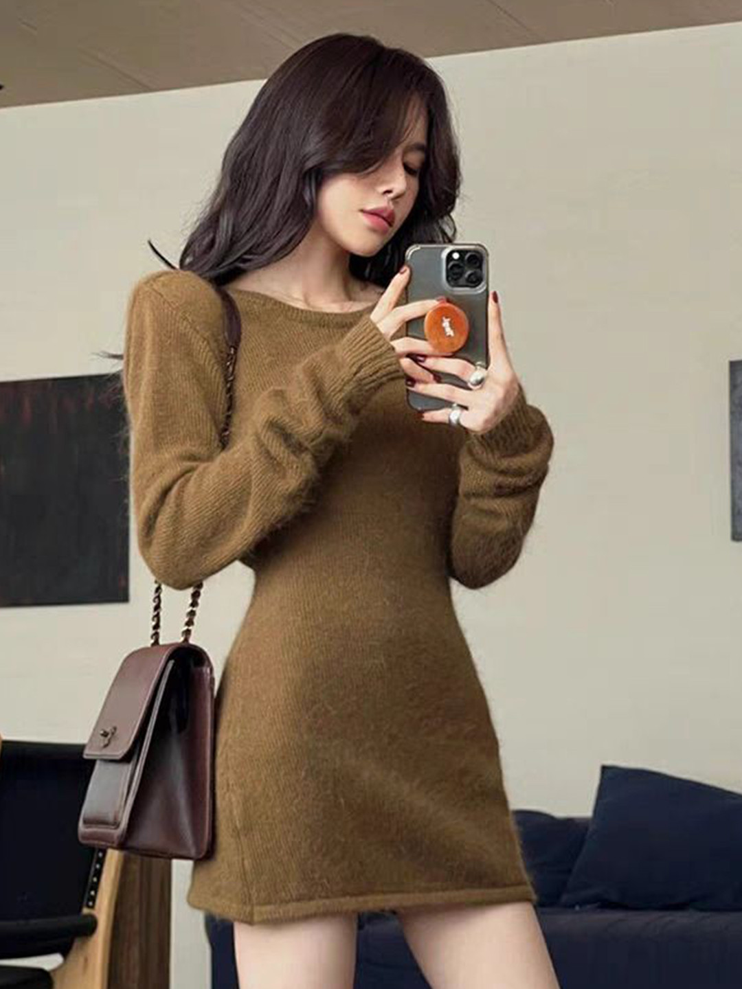 StyleCast x Revolte Backless Sheath Mini Dress